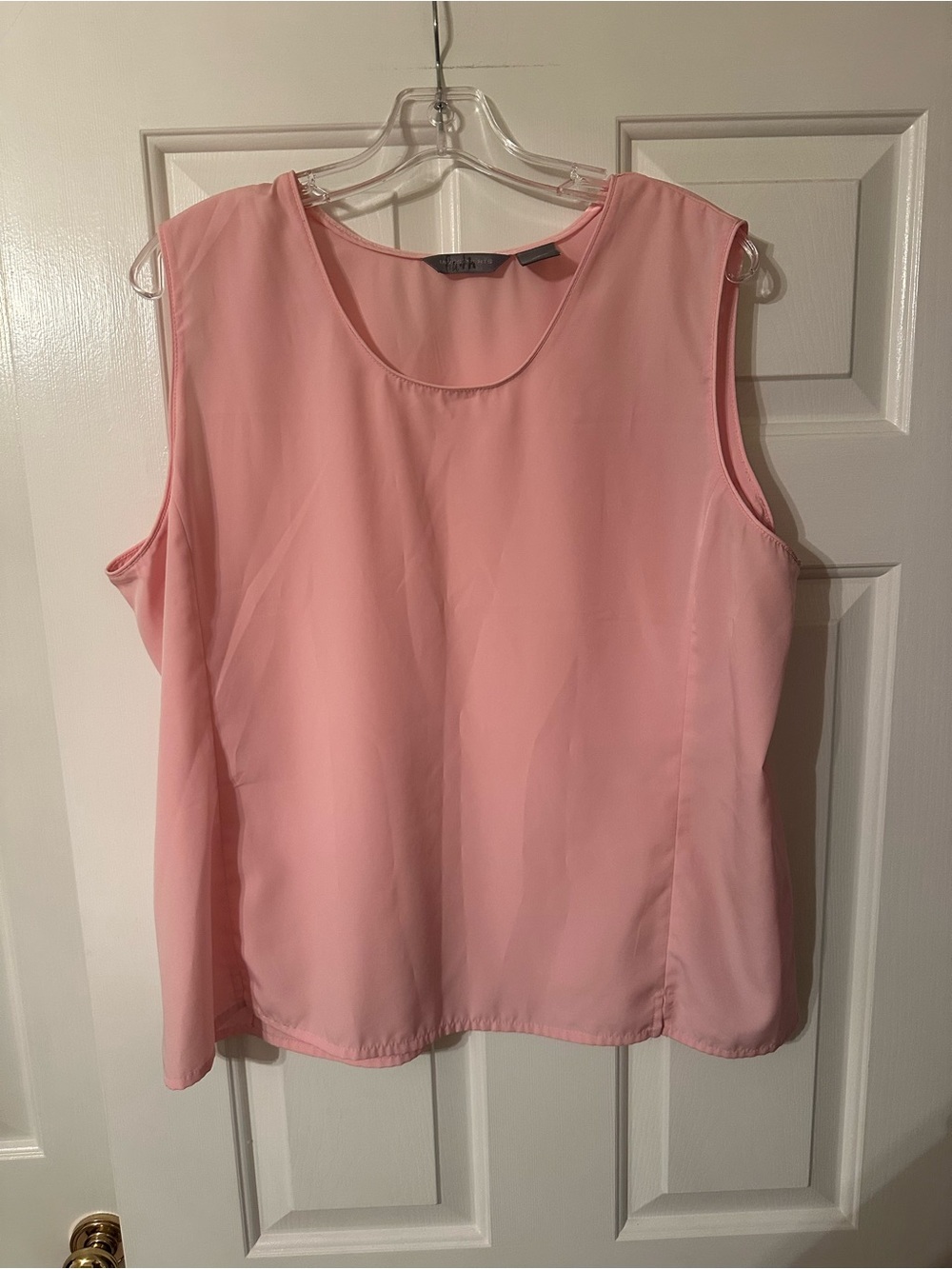 Investments Soft Pink Sleeveless Scoop-Neck Top